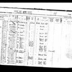 1913 Passenger list for the Grampian, with Jane Tear Durie and Christina Durie aboard.