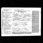 Marriage certificate of William Rutter and Christina Durie